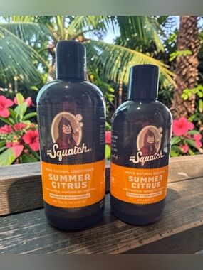 Dr.Squatch Summer Citrus Men's Shampoo & Conditioner set